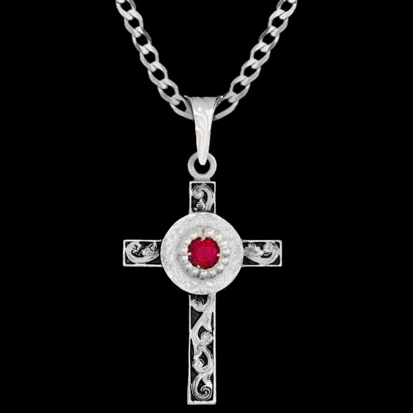 Micah Custom Cross Pendant Molly s Custom Silver
